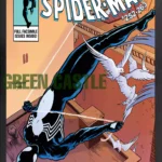 مرد عنکبوتی, اسپایدرمن, لباس سیاه, Black Costume, #252, کمیک بوک, مارول, Marvel Comics, پوستر کمیک, قاب پوستر, ابرقهرمان, ونوم, Venom, سال اول لباس سیاه, The Amazing Spider-Man, کلاسیک, هنری, کلکسیونی, دکوراسیون, هدیه مارول